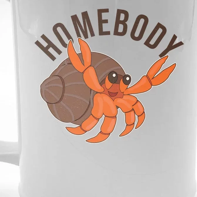 Funny Homebody Hermit Crab Front & Back Beer Stein