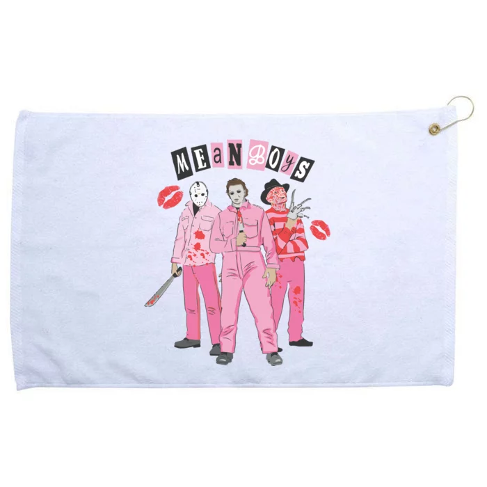 Funny Halloween Horror Movie Grommeted Golf Towel