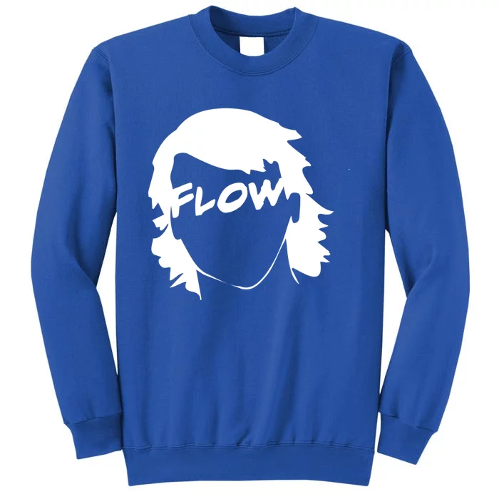 Flow Hockey Hair Funny Hockey Pull Over Gift Sweatshirt