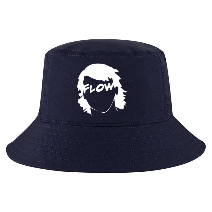 Flow Hockey Hair Funny Hockey Pull Over Gift Cool Comfort Performance Bucket Hat