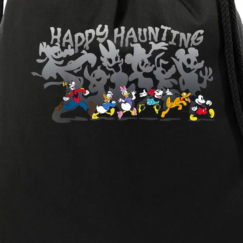 Friends Happy Haunting Halloween Drawstring Bag