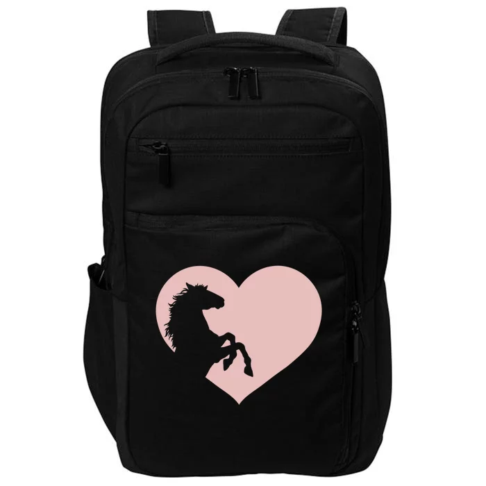 Funny Horse Horseback Riding Equestrian Design Horse Mom Gift Impact Tech Backpack