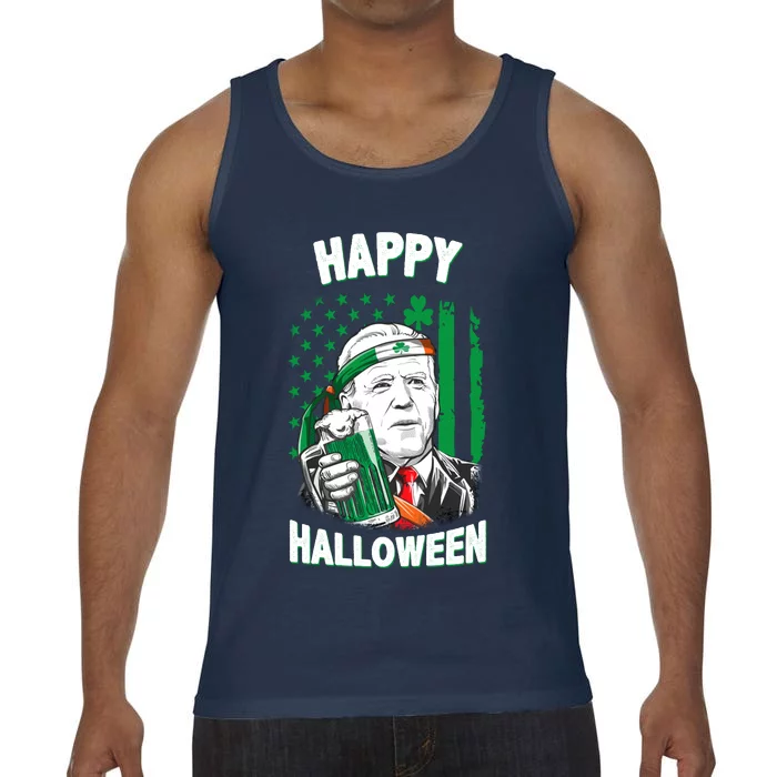 Funny Happy Halloween Joe Biden St Patrick's Day Comfort Colors® Tank Top