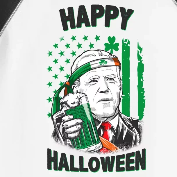 Funny Happy Halloween Joe Biden St Patrick's Day Toddler Fine Jersey T-Shirt