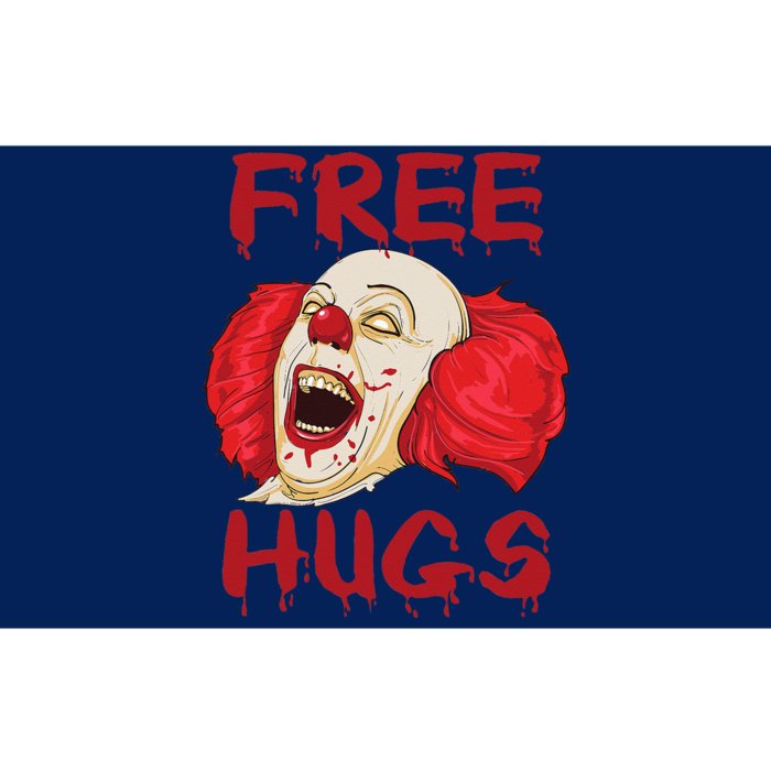 Free Hugs Halloween Evil Killer Scary Clown Horror Gift Bumper Sticker