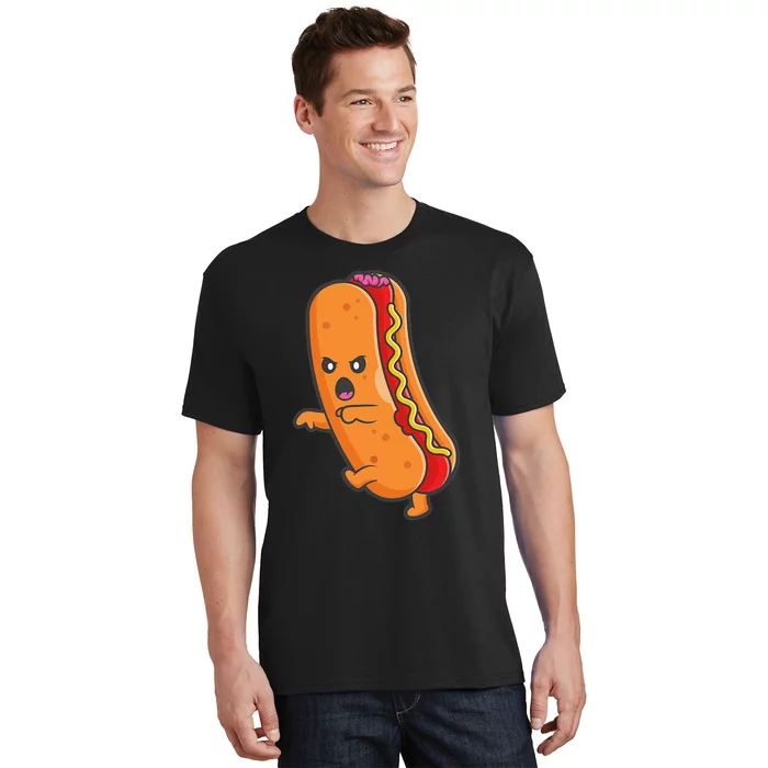 Funny Halloween Hot Dog Monster Zombie Junk Food Spooky Cute T-Shirt