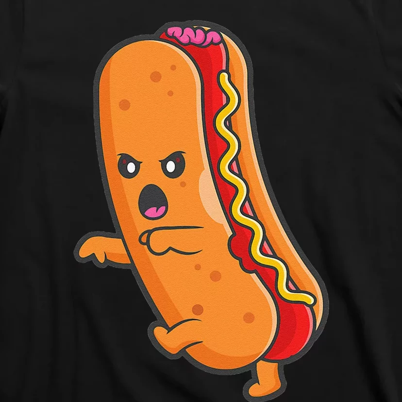 Funny Halloween Hot Dog Monster Zombie Junk Food Spooky Cute T-Shirt