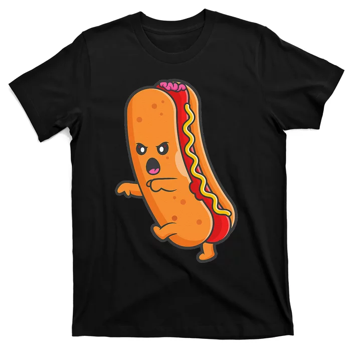 Funny Halloween Hot Dog Monster Zombie Junk Food Spooky Cute T-Shirt