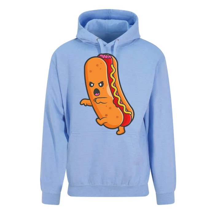 Funny Halloween Hot Dog Monster Zombie Junk Food Spooky Cute Unisex Surf Hoodie