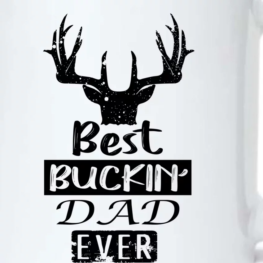 Funny Hunting Hunter Gift Best Buckin Dad Ever Gift Black Color Changing Mug