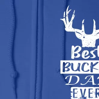 Funny Hunting Hunter Gift Best Buckin Dad Ever Gift Full Zip Hoodie