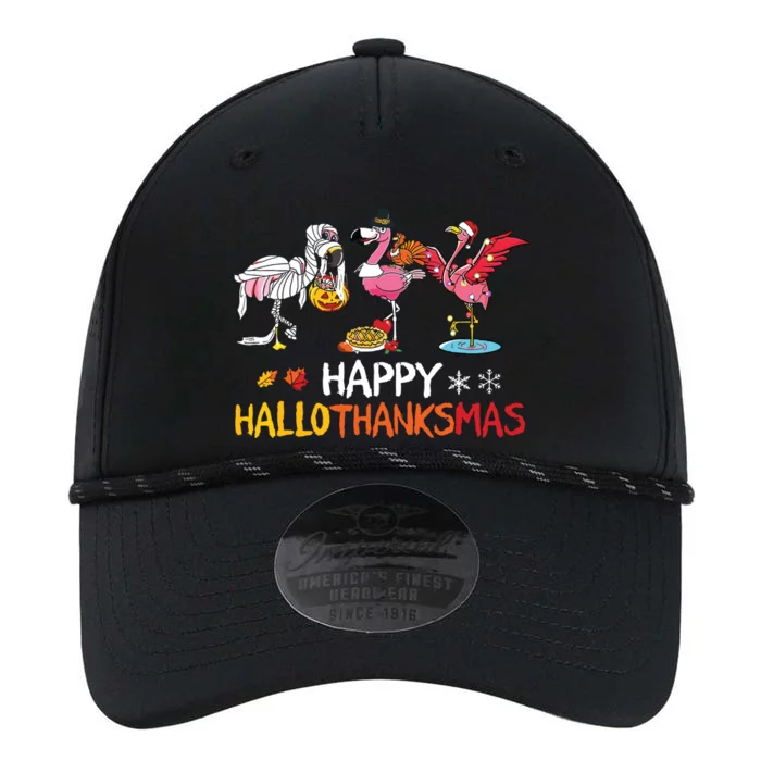 Flamingo Happy Hallothanksmas Funny Halloween Thanksgiving Performance The Dyno Cap