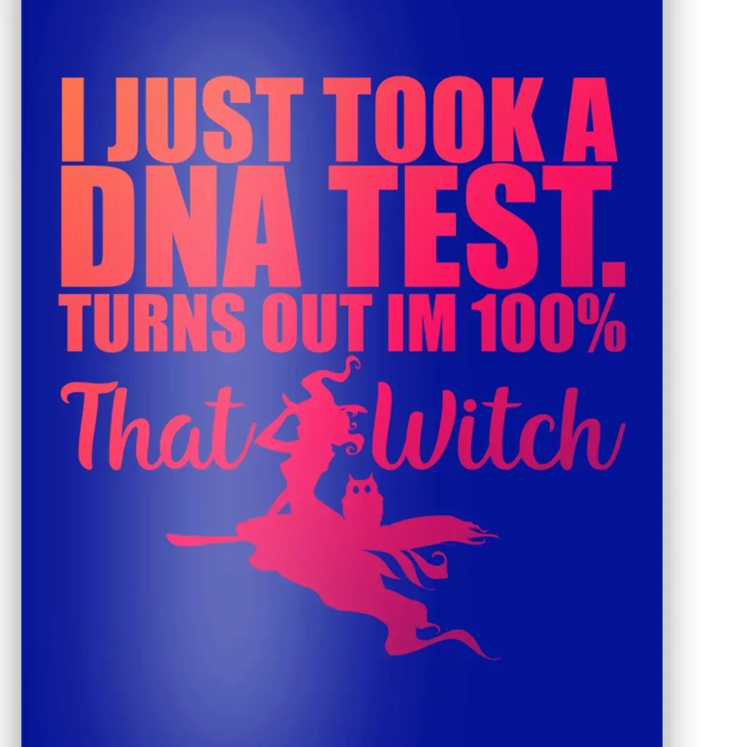 Funny Halloween Im 100% Percent That Witch Gift Poster