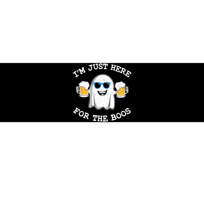 Funny Halloween  IM Just Here For The Boos Costume Bumper Sticker