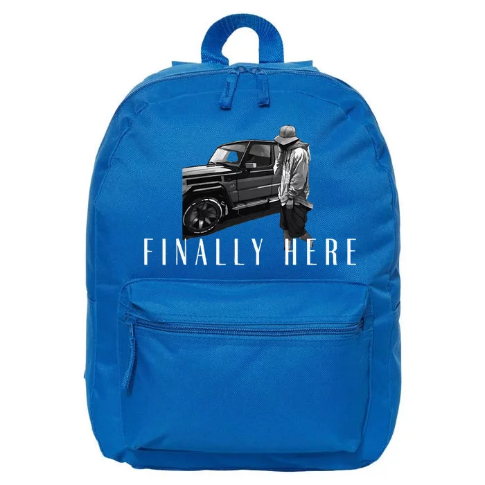 Finally Here Isaac Leo Album Mercy 16 in Basic Backpack