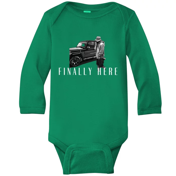 Finally Here Isaac Leo Album Mercy Baby Long Sleeve Bodysuit