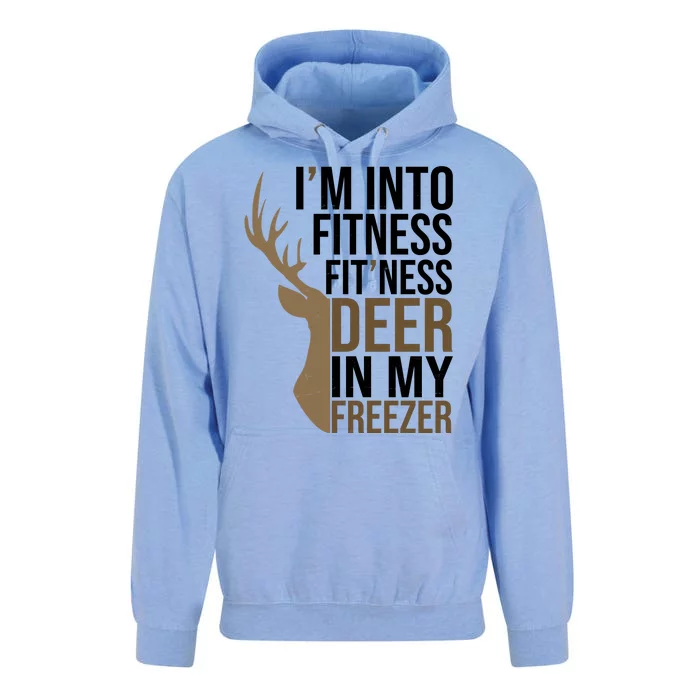 Funny Hunter Im Into Fitness Deer Freezer Hunting Unisex Surf Hoodie