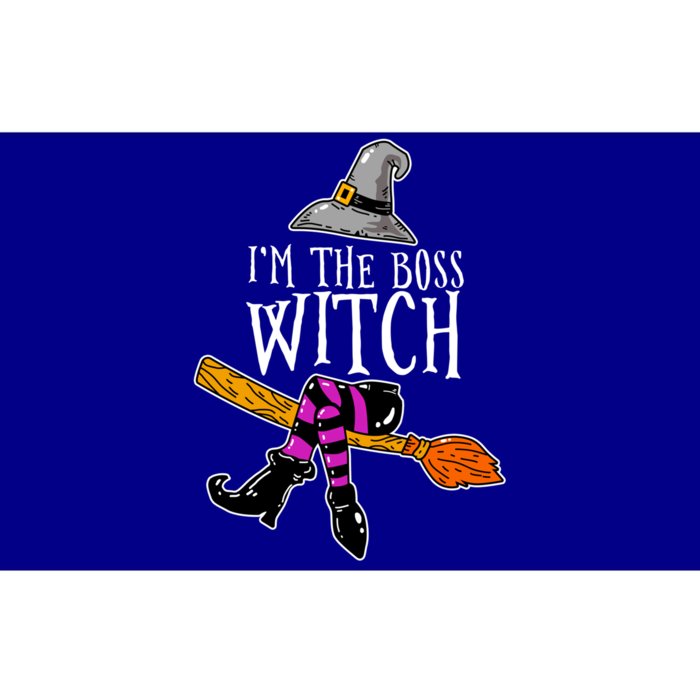 Funny Halloween I'm The Boss Witch Gift Great Gift Bumper Sticker