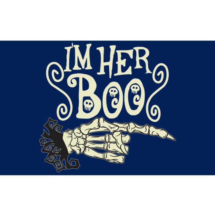 Funny Halloween I'm Her Boo Matching Couple Shirts Bumper Sticker