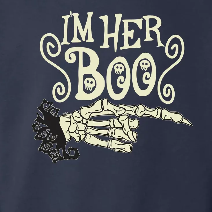 Funny Halloween I'm Her Boo Matching Couple Shirts Toddler Hoodie