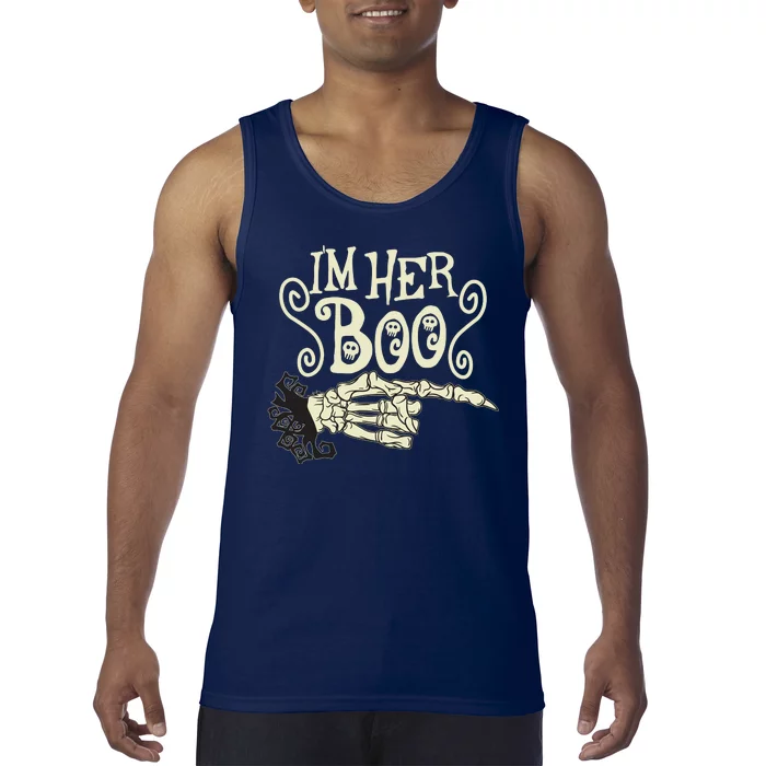 Funny Halloween I'm Her Boo Matching Couple Shirts Tank Top