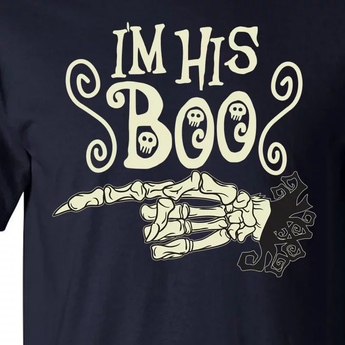 Funny Halloween I'm His Boo Matching Couple Shirts Tall T-Shirt