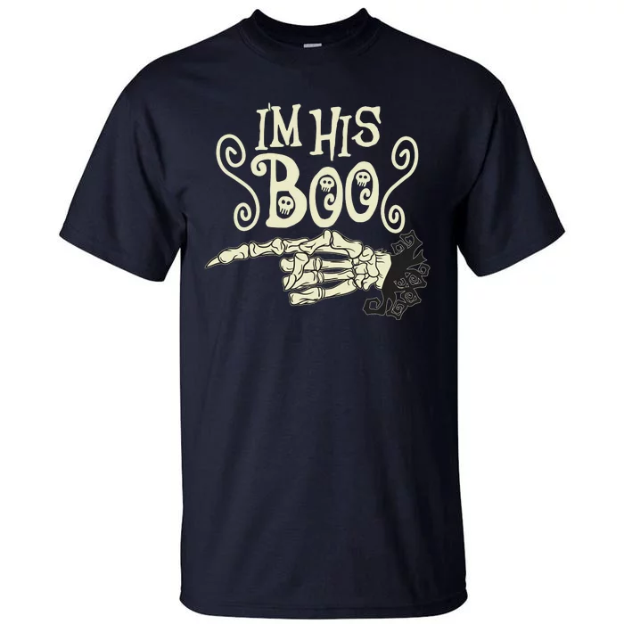 Funny Halloween I'm His Boo Matching Couple Shirts Tall T-Shirt