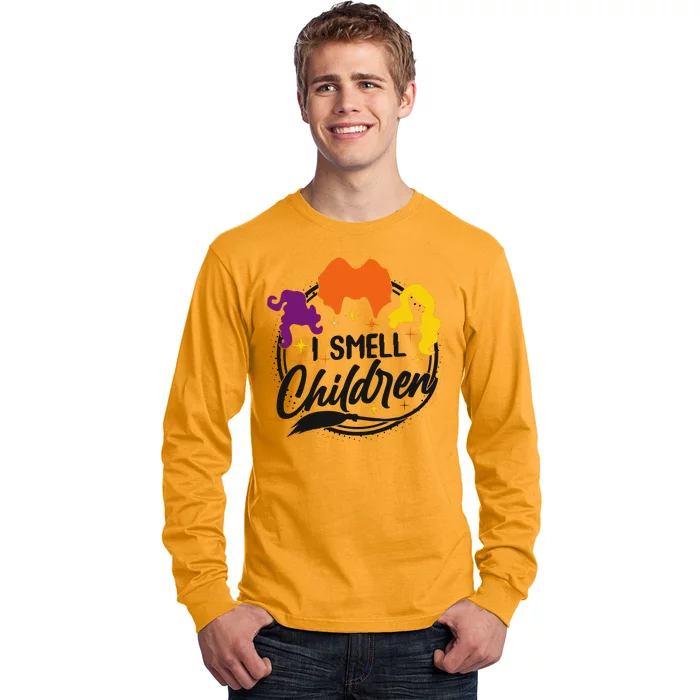 Funny Halloween I Smell Children Long Sleeve Shirt