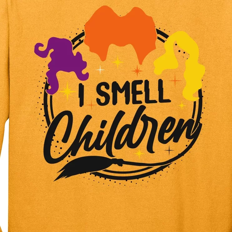 Funny Halloween I Smell Children Long Sleeve Shirt