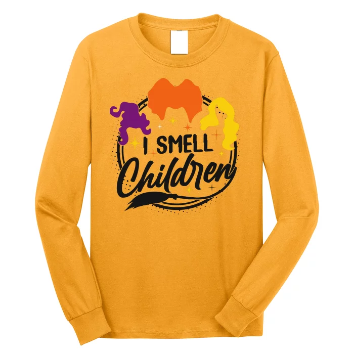 Funny Halloween I Smell Children Long Sleeve Shirt