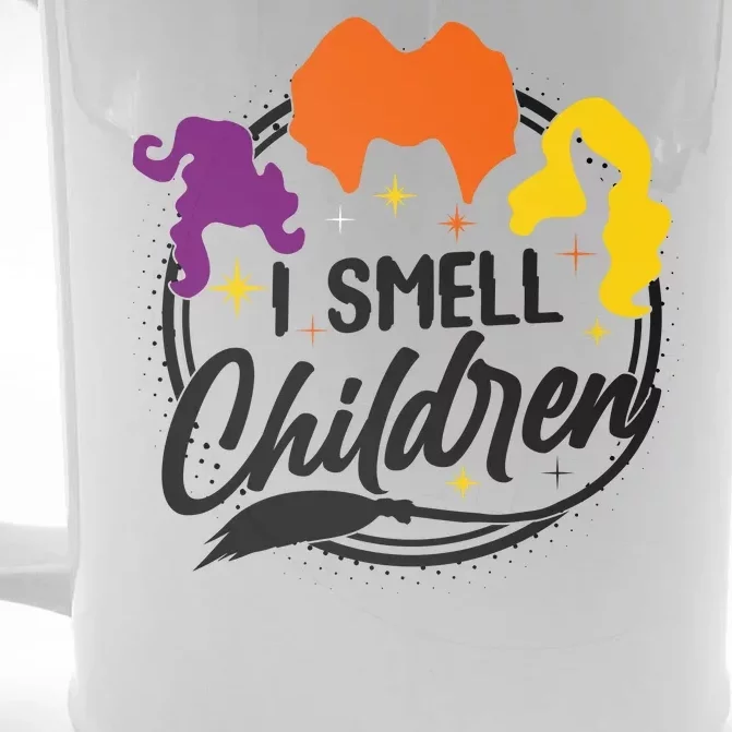 Funny Halloween I Smell Children Front & Back Beer Stein