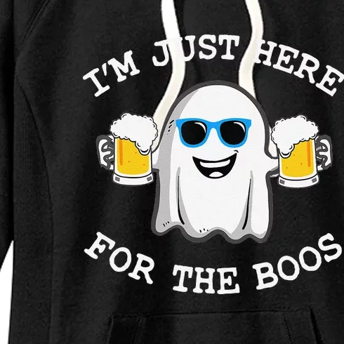 Funny Halloween IM Just Here For Boos Women's Fleece Hoodie