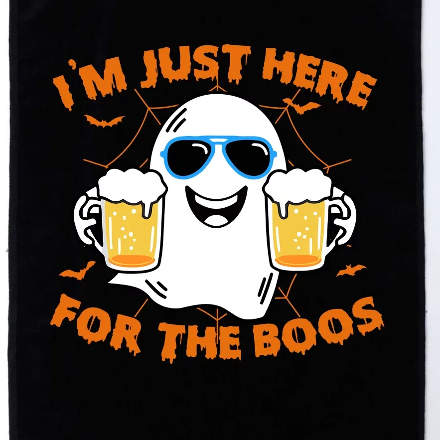 Funny Halloween Im Just Here For The Boos Costume Gift Platinum Collection Golf Towel