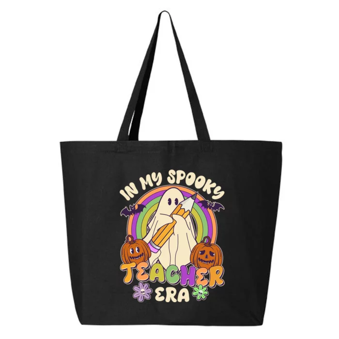 Funny Halloween In My Spooky Teacher Era 25L Jumbo Tote