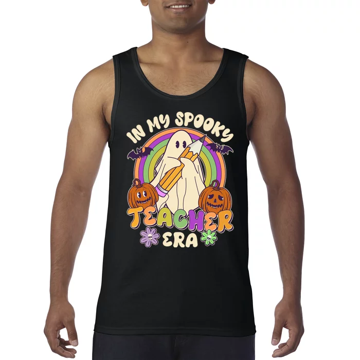 Funny Halloween In My Spooky Teacher Era Tank Top