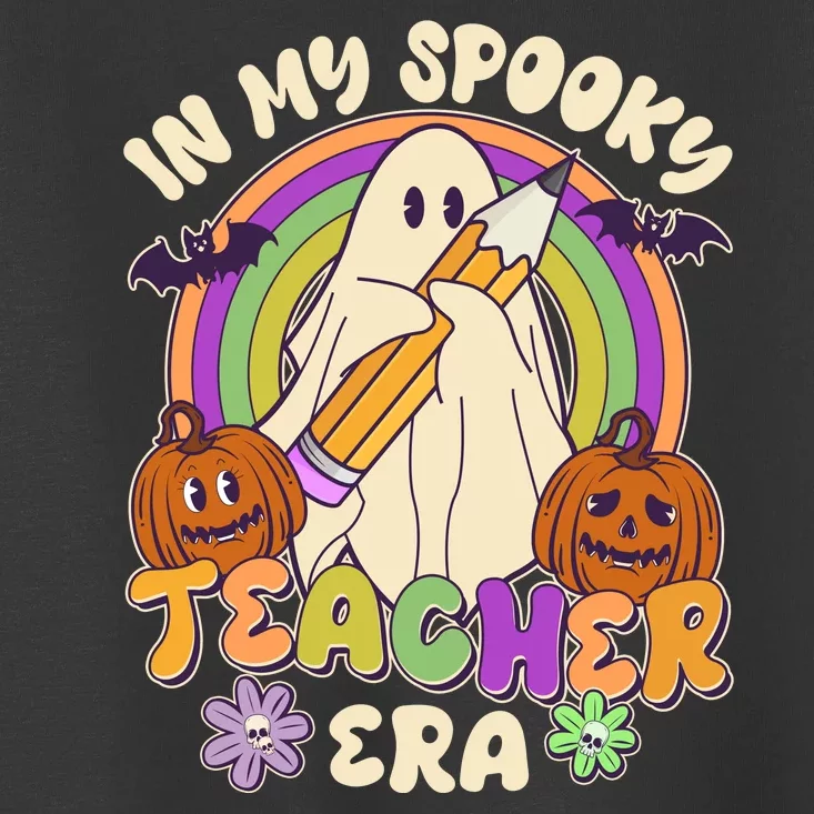 Funny Halloween In My Spooky Teacher Era Toddler T-Shirt