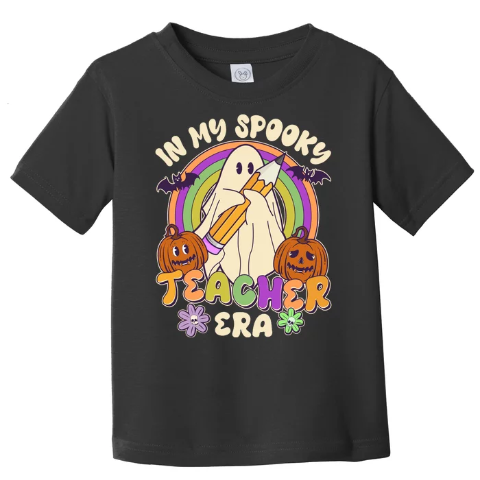 Funny Halloween In My Spooky Teacher Era Toddler T-Shirt