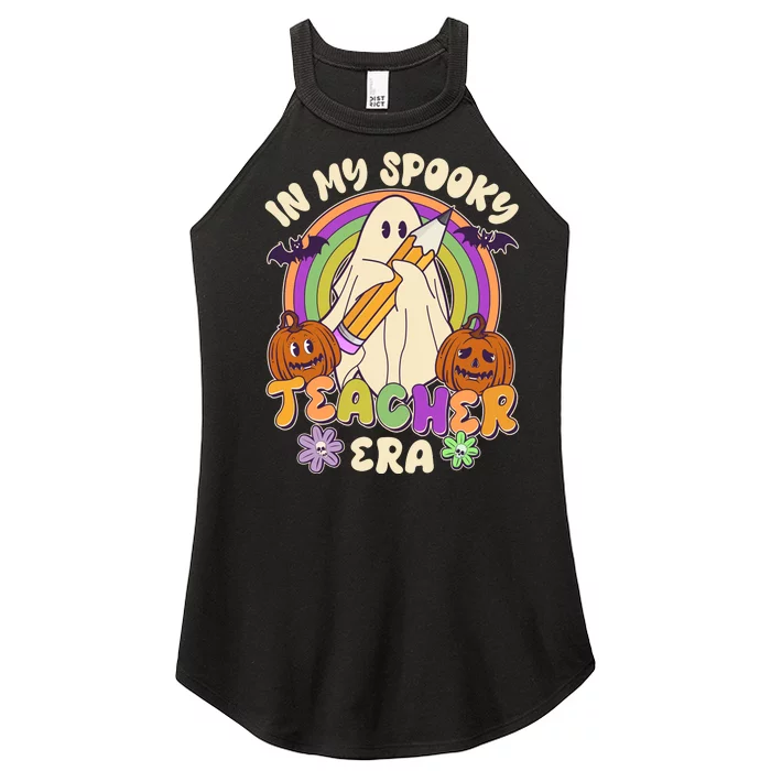 Funny Halloween In My Spooky Teacher Era Women’s Perfect Tri Rocker Tank