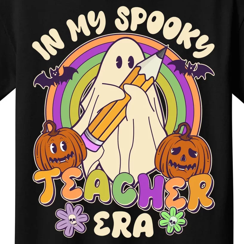 Funny Halloween In My Spooky Teacher Era Kids T-Shirt