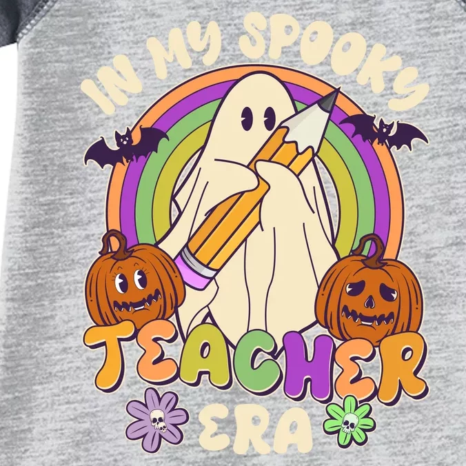 Funny Halloween In My Spooky Teacher Era Infant Baby Jersey Bodysuit