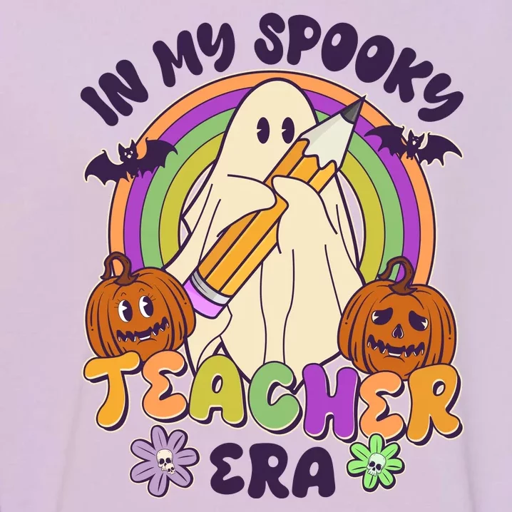 Funny Halloween In My Spooky Teacher Era Garment-Dyed Sweatshirt