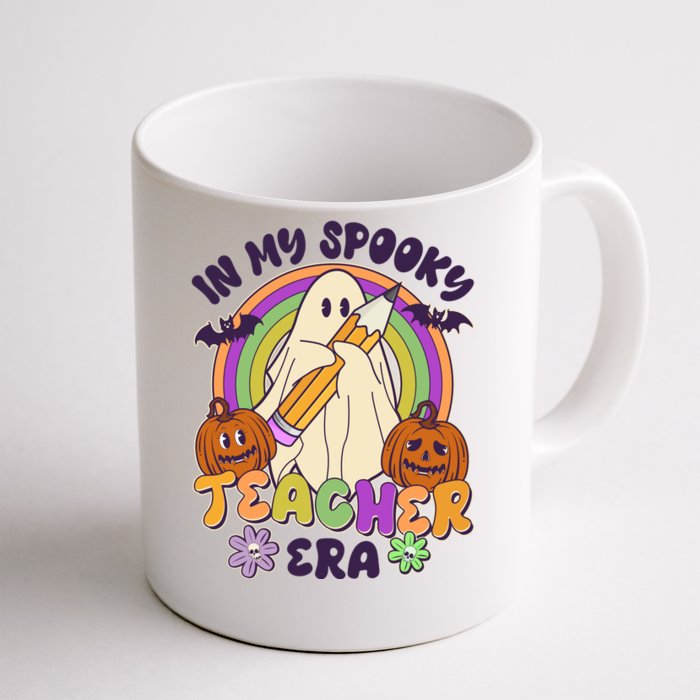 Funny Halloween In My Spooky Teacher Era Front & Back Coffee Mug