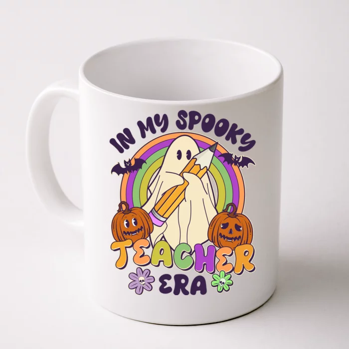 Funny Halloween In My Spooky Teacher Era Front & Back Coffee Mug