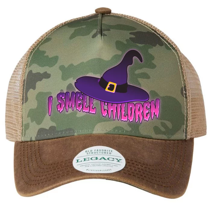 Funny Halloween I Smell Children Witches Legacy Tie Dye Trucker Hat