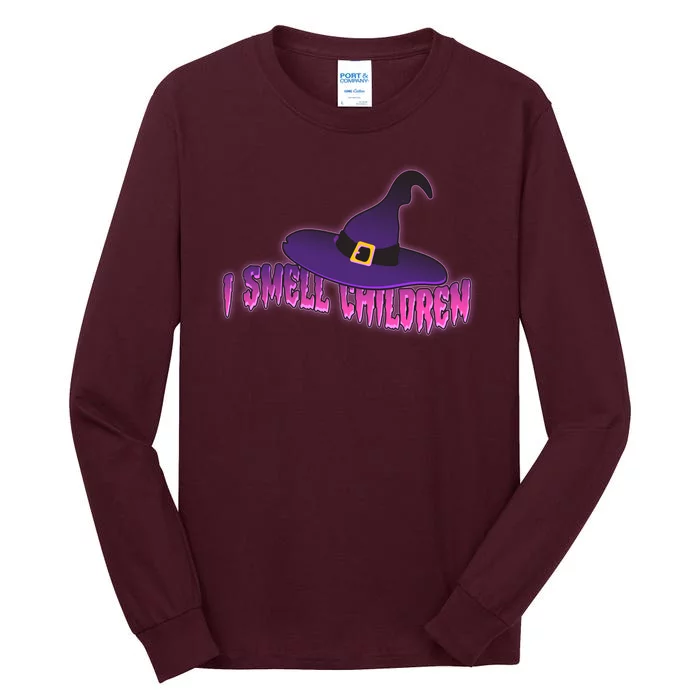 Funny Halloween I Smell Children Witches Tall Long Sleeve T-Shirt