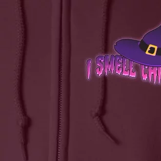 Funny Halloween I Smell Children Witches Full Zip Hoodie