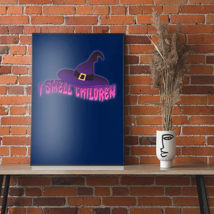 Funny Halloween I Smell Children Witches Poster