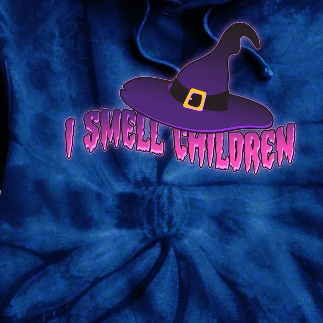 Funny Halloween I Smell Children Witches Tie Dye Hoodie