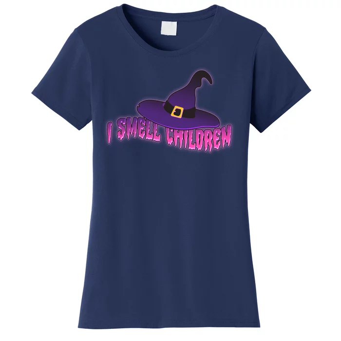 Funny Halloween I Smell Children Witches Women's T-Shirt