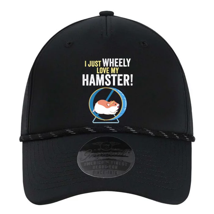 Funny Hamster 'I Just Wheely Love My Hamster' Cute Hamster Funny Gift Performance The Dyno Cap